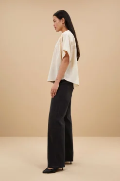 Blouses*By bar alex rib blouse | off white
