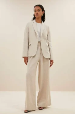 Jassen*By bar alice linen jacket | linen
