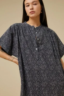 Jurken*By bar amber paper dress | paper print