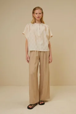 Blouses*By bar axel geo blouse | chalk