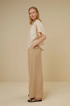 Blouses*By bar axel geo blouse | chalk