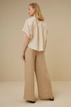 Blouses*By bar axel geo blouse | chalk