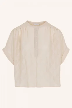 Blouses*By bar axel geo blouse | chalk