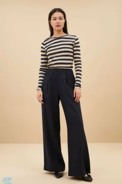 Tops & Shirts*By bar basic ls big stripe top | midnight