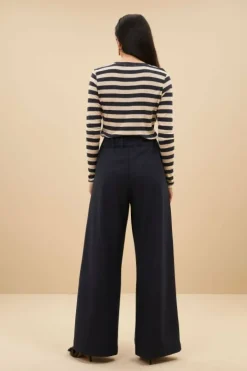 Tops & Shirts*By bar basic ls big stripe top | midnight