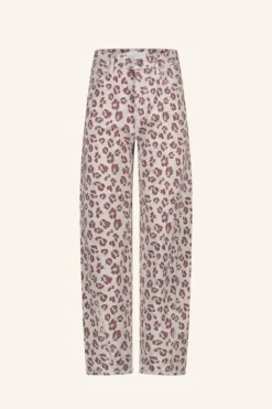 Jeans|Broeken*By bar begum pink cheetah pants | pink cheetah print