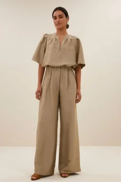 Broeken*By bar benji gloss pants | gold