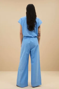 Broeken*By bar benji poplin pant | aquarius
