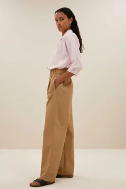 Broeken*By bar benji poplin pants | camel