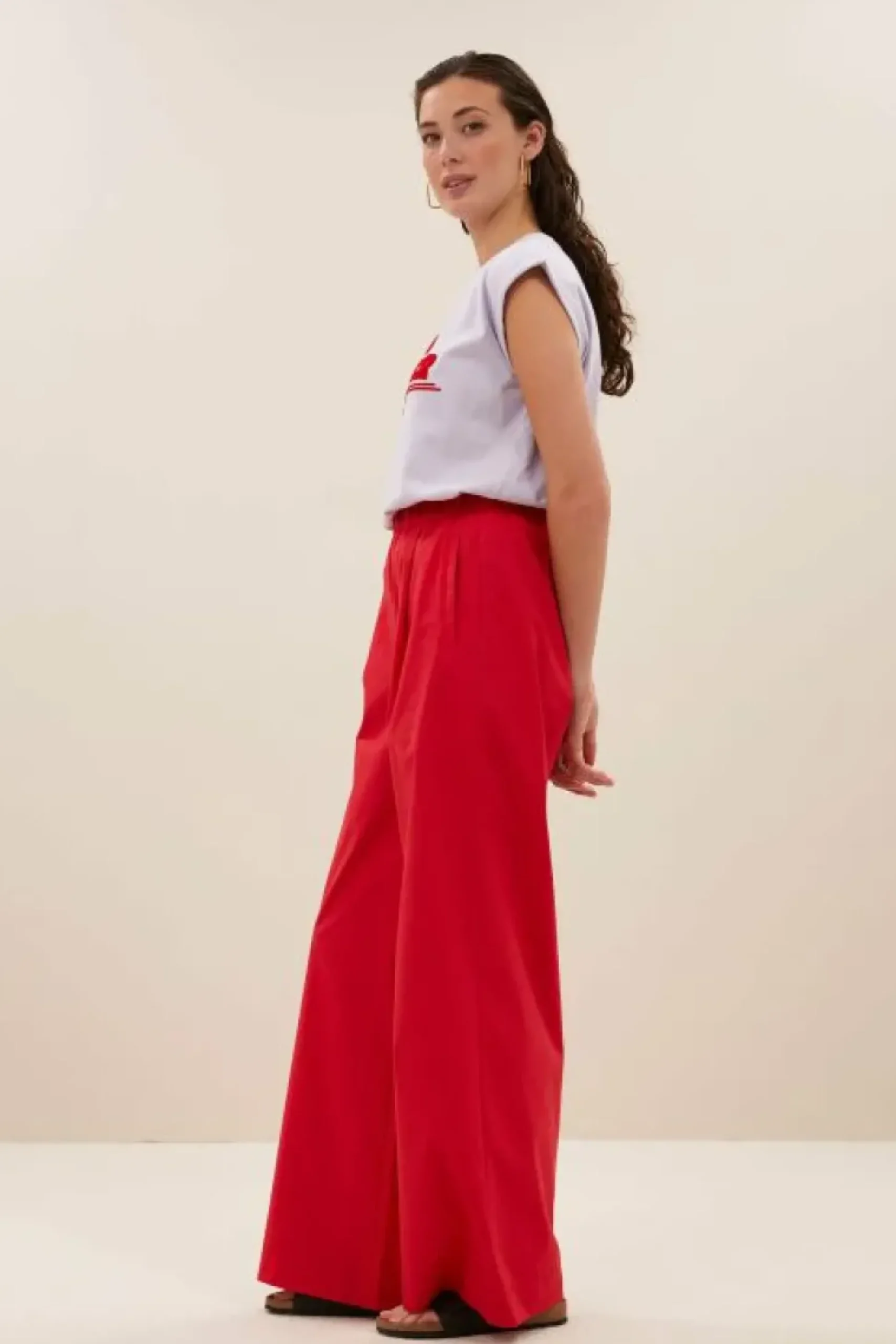 Broeken*By bar benji poplin pants | lipstick