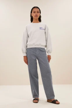 Sweaters|Truien*By bar bibi heavy sweater | light grey melee