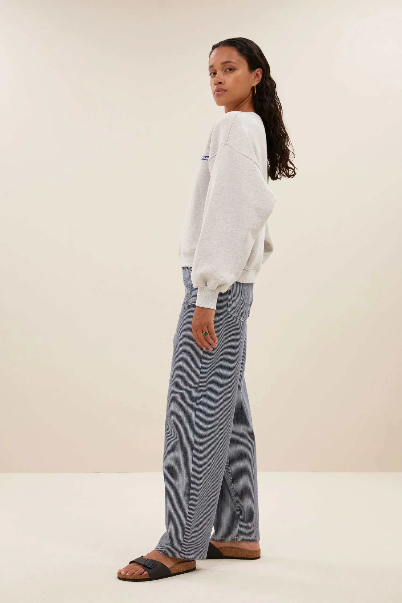 Sweaters|Truien*By bar bibi heavy sweater | light grey melee