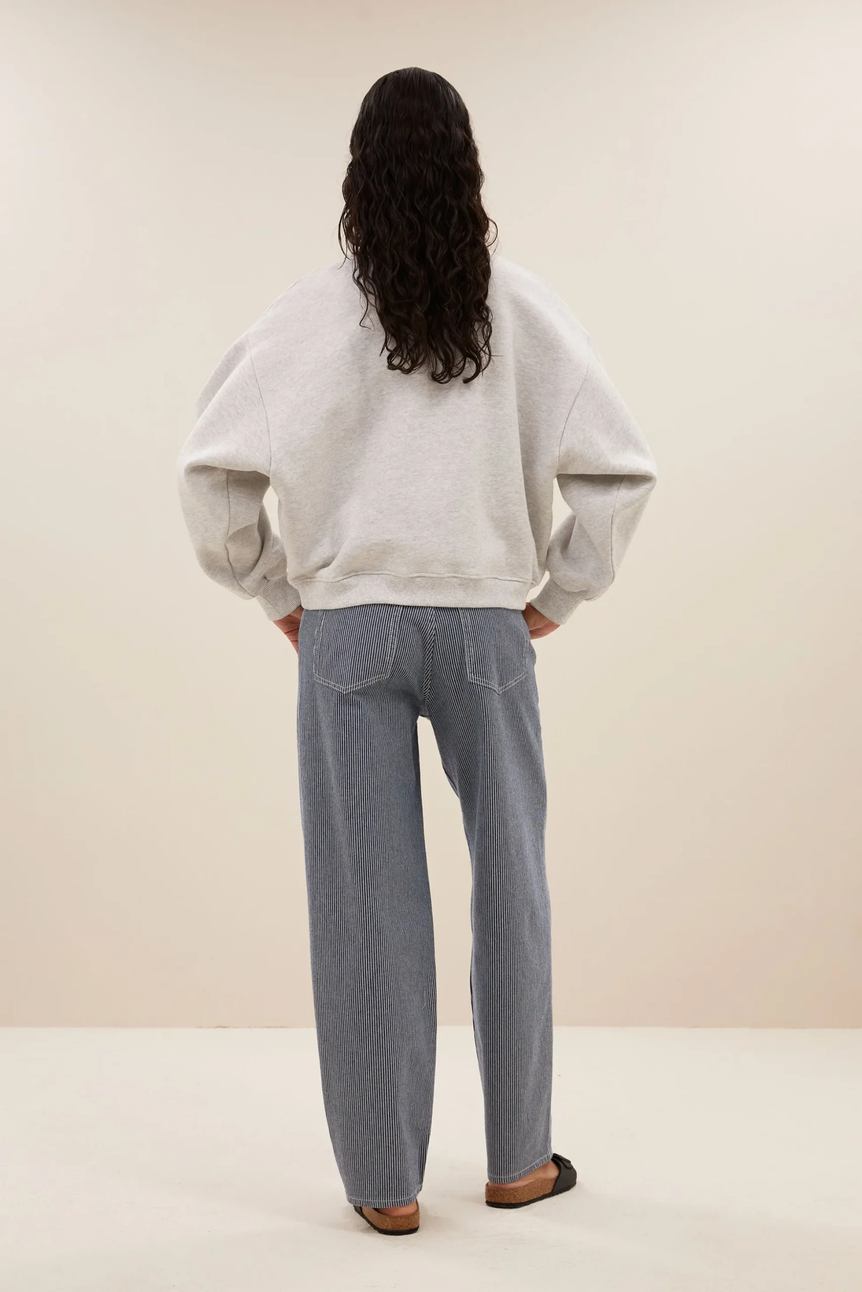 Sweaters|Truien*By bar bibi heavy sweater | light grey melee