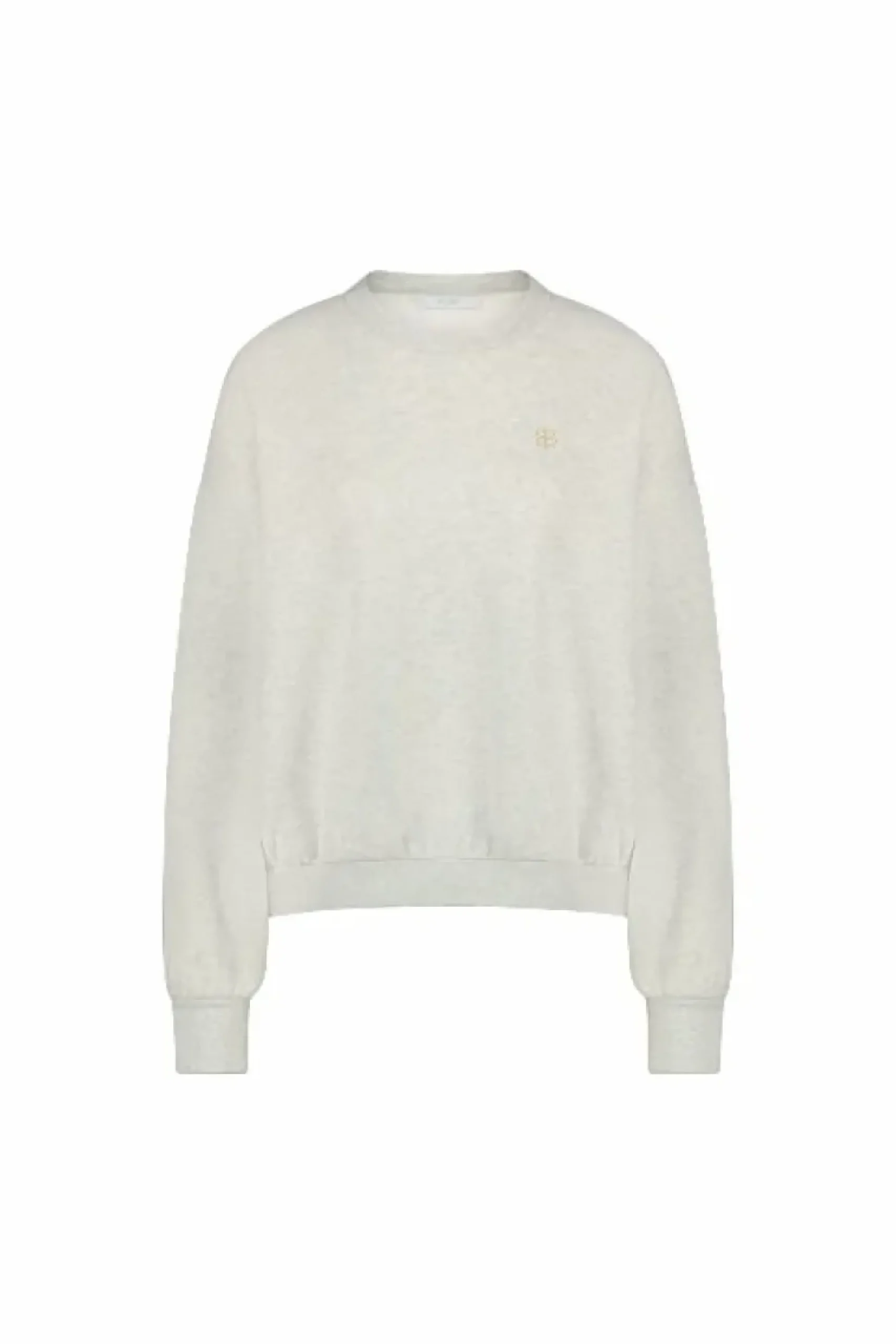 Sweaters|Truien*By bar bibi logo sweater | light grey melee