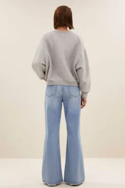 Sweaters|Truien*By bar bibi lucky sparkle sweater | grey melee