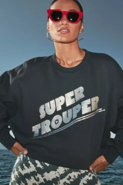 Sweaters|Truien*By bar bibi super sweater | uniform blue