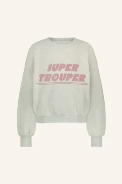 Sweaters|Truien*By bar bibi trouper sweater | light grey melee