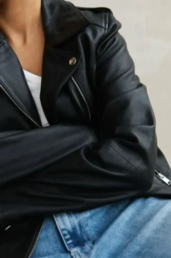Jassen*By bar biker jacket | black