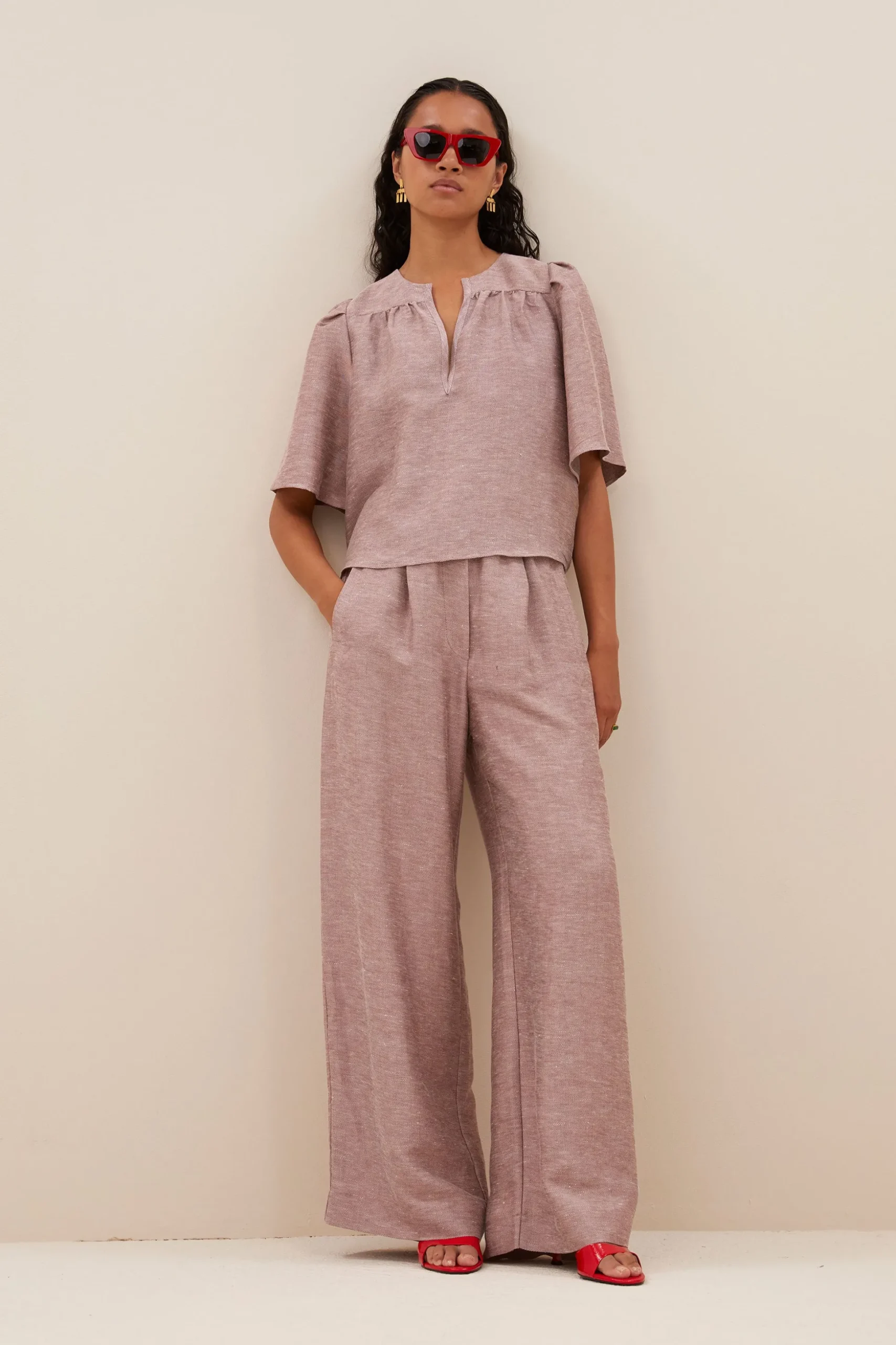 Blouses*By bar blake gloss blouse | mellow rose