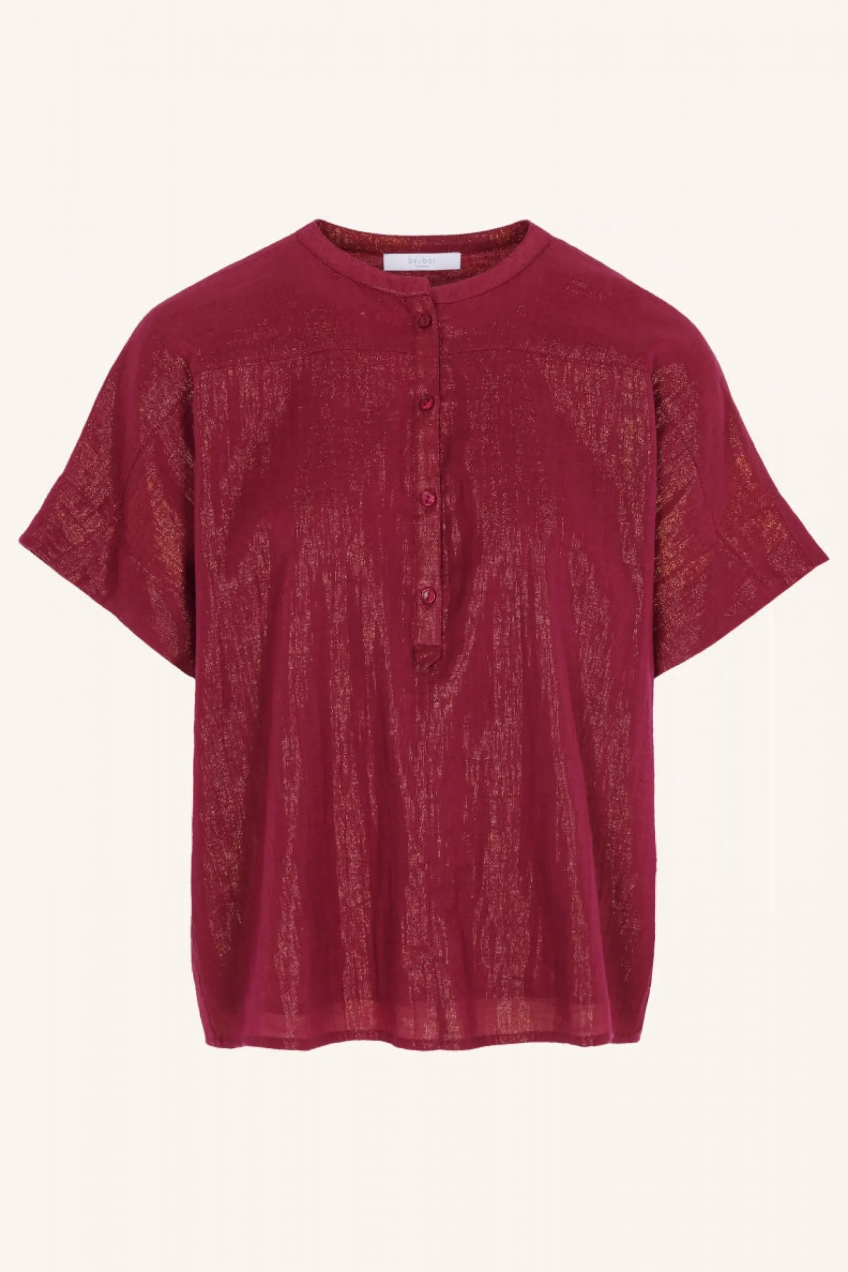 Blouses*By bar bo metallic blouse | grenache