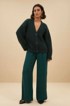 Vesten*By bar bobbi cardigan | dark green