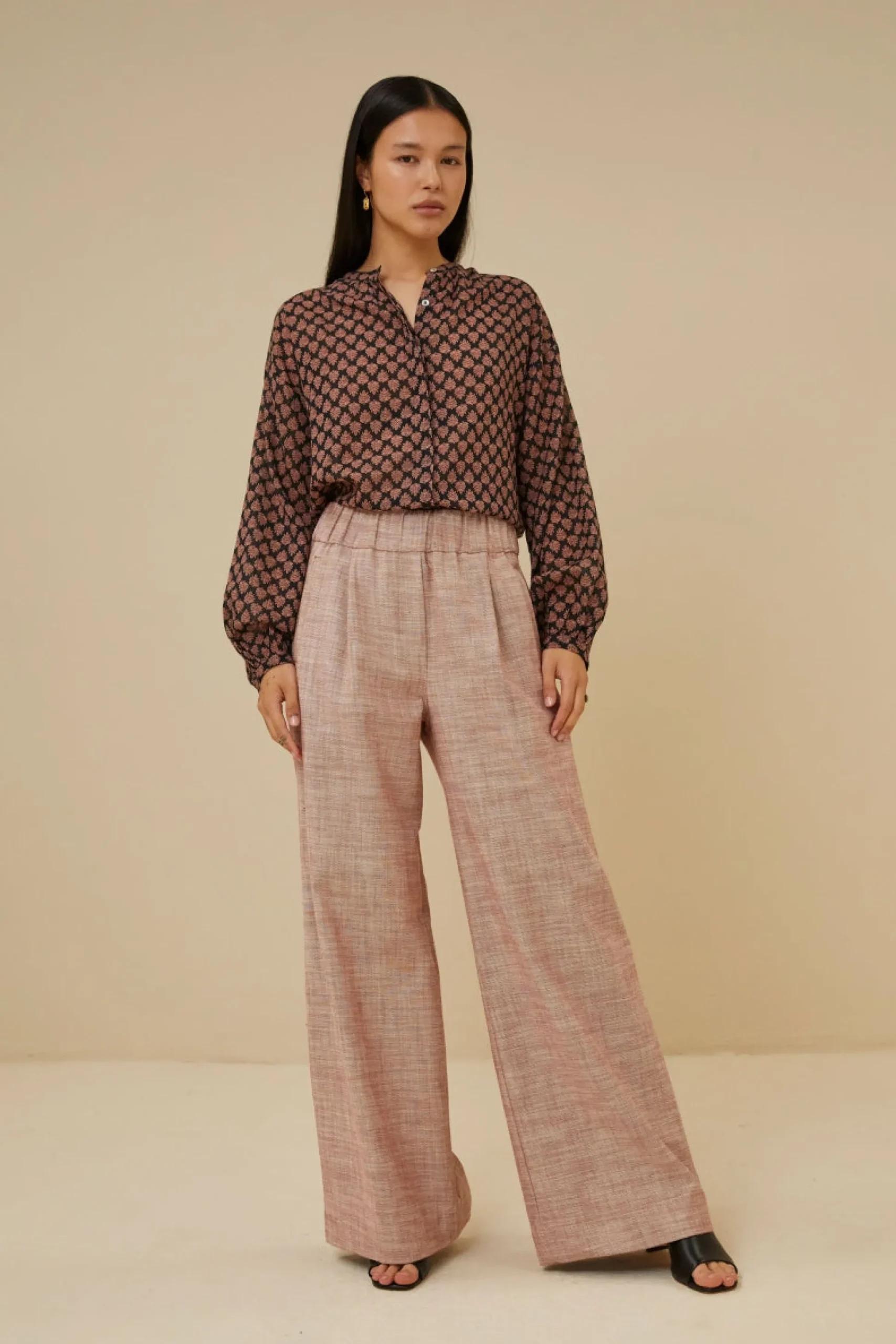 Blouses*By bar cecile leaf blouse | leaf print