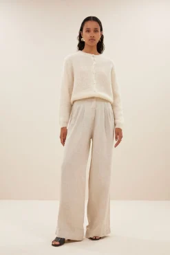 Vesten*By bar cleo natural cardigan | off white