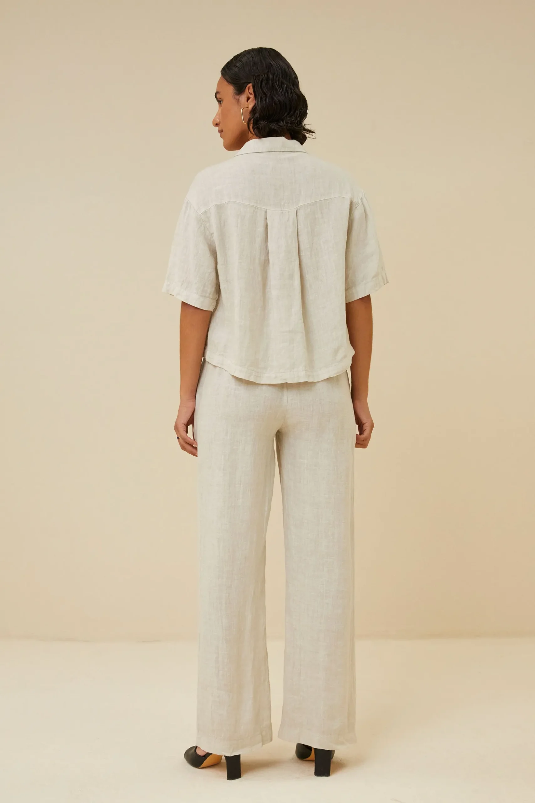Blouses*By bar cris linen blouse | chalk