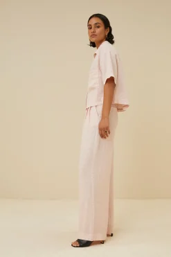 Blouses*By bar cris linen blouse | cipria pink