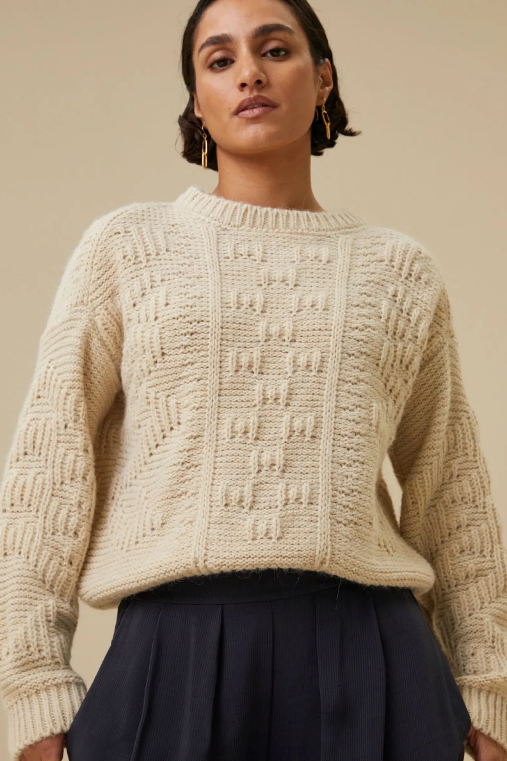 Truien*By bar dani pullover | sand