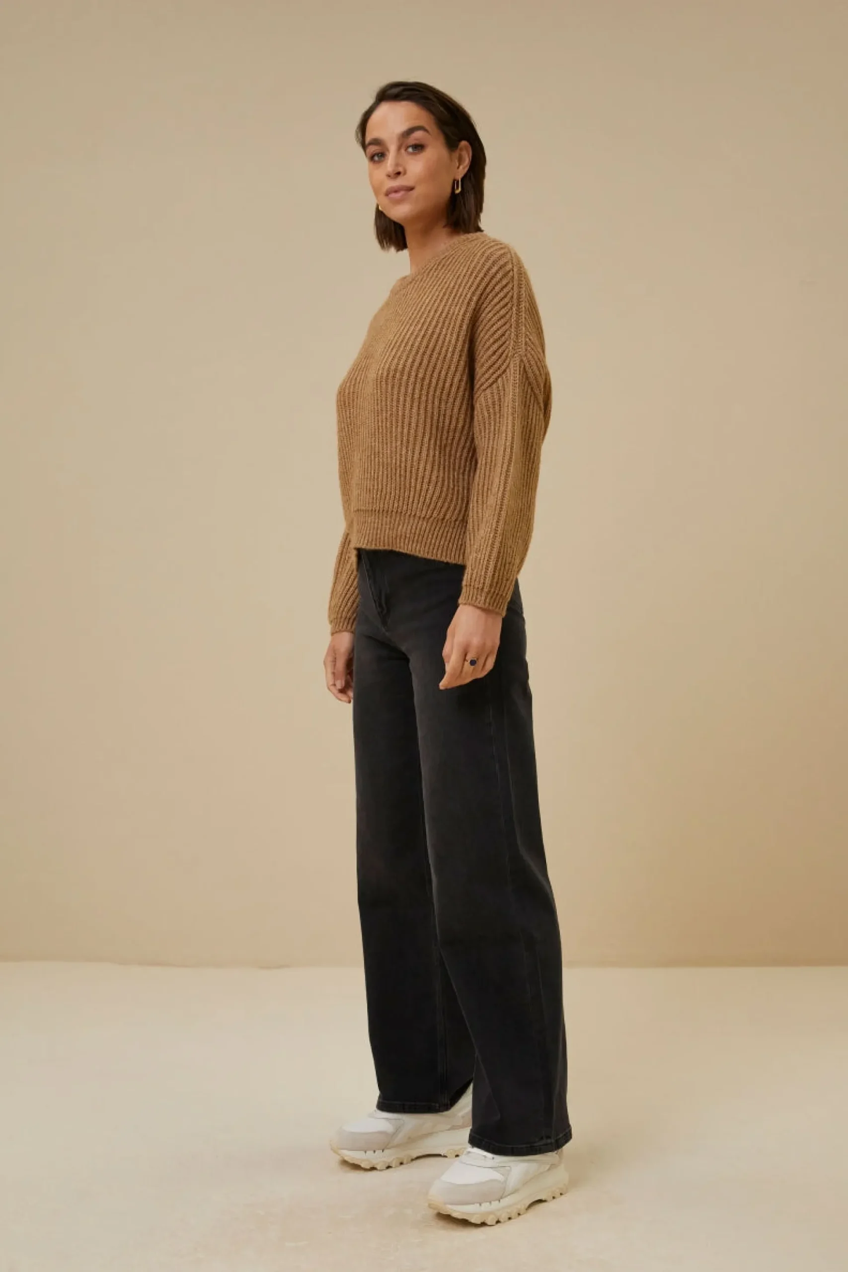 Truien*By bar desi pullover | camel