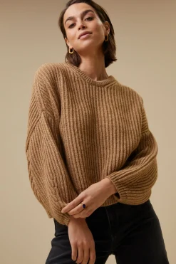 Truien*By bar desi pullover | camel