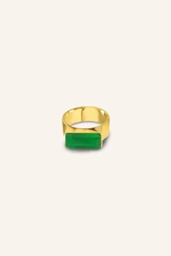 Sieraden*By bar deva ring | green