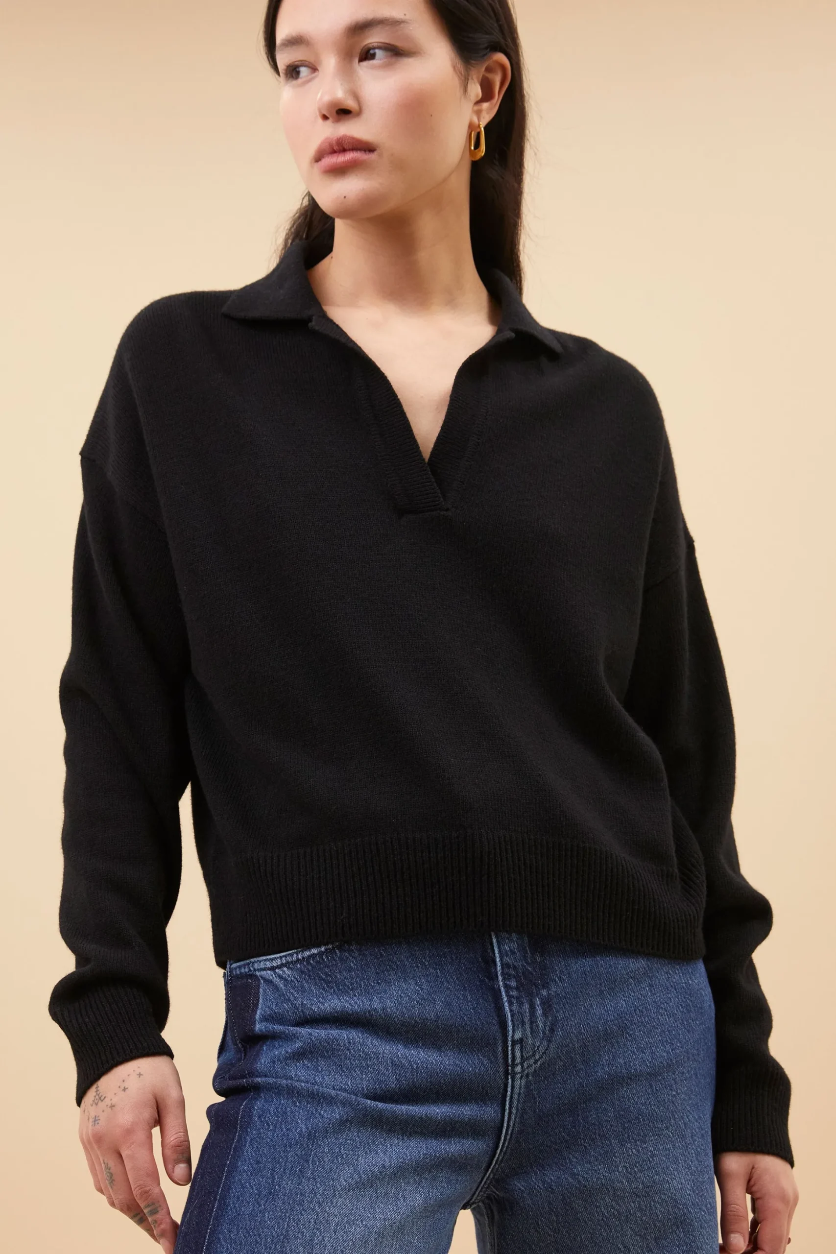 Truien*By bar dex pullover | black