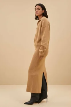 Rokken*By bar dex skirt | camel