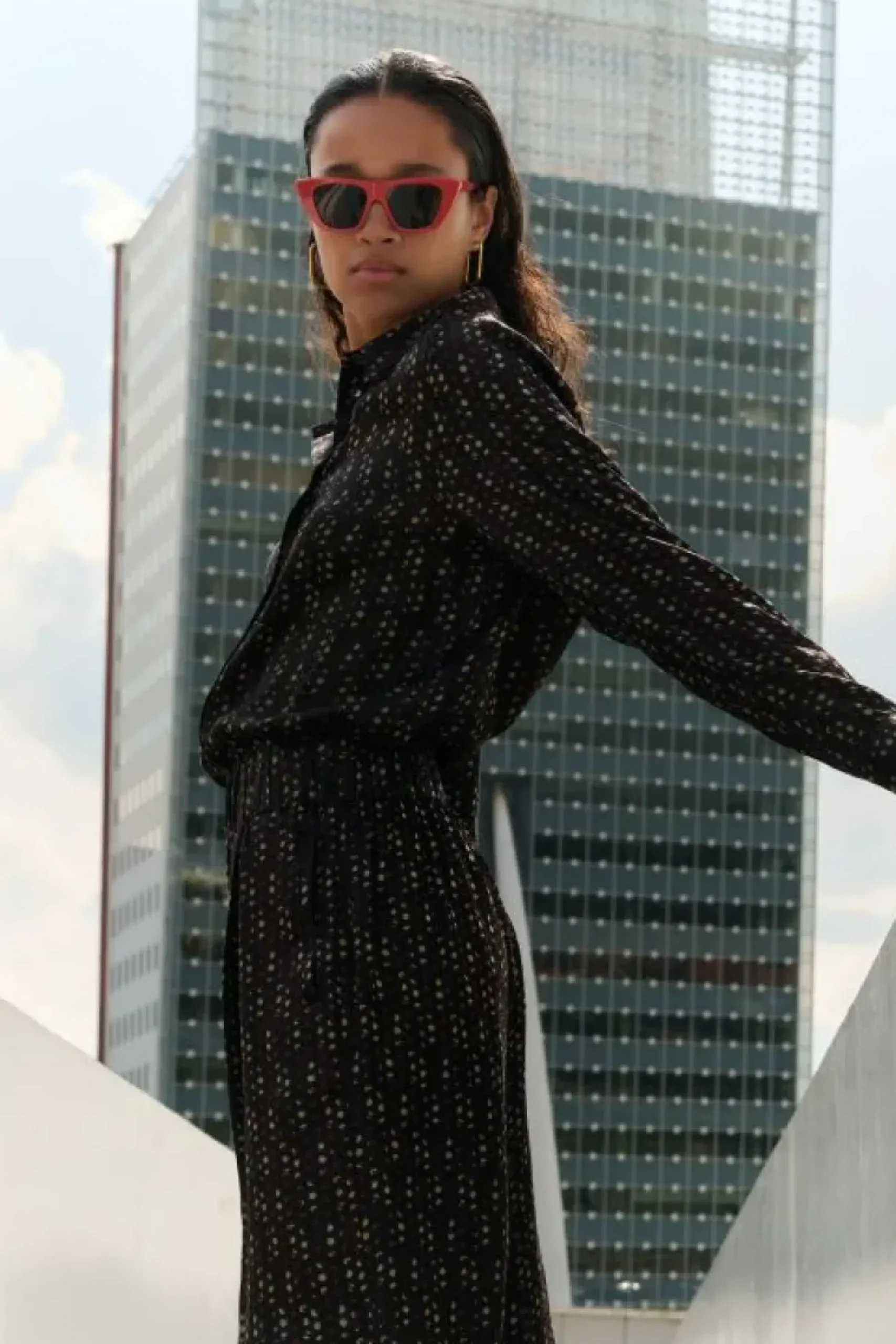 Blouses*By bar dina paisley blouse | paisley dots