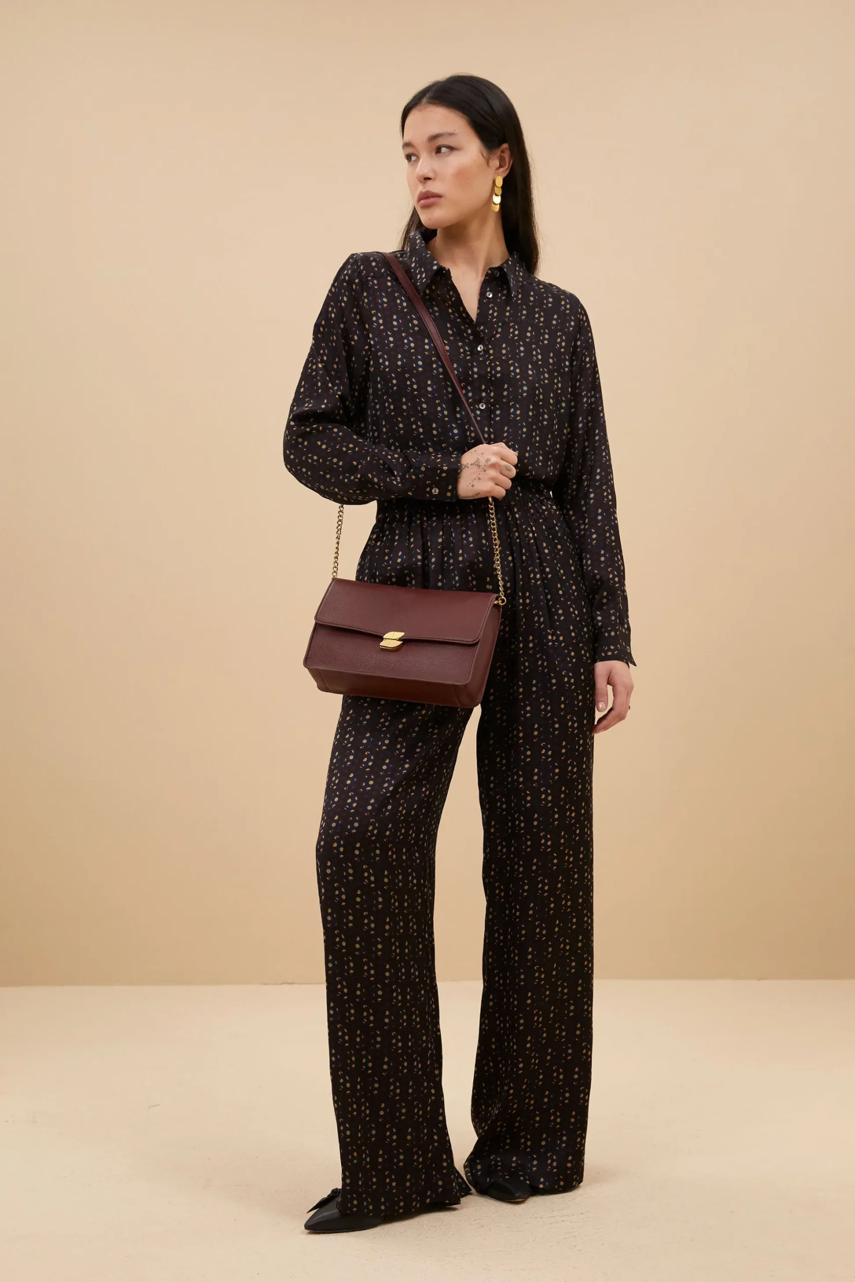 Blouses*By bar dina paisley blouse | paisley dots