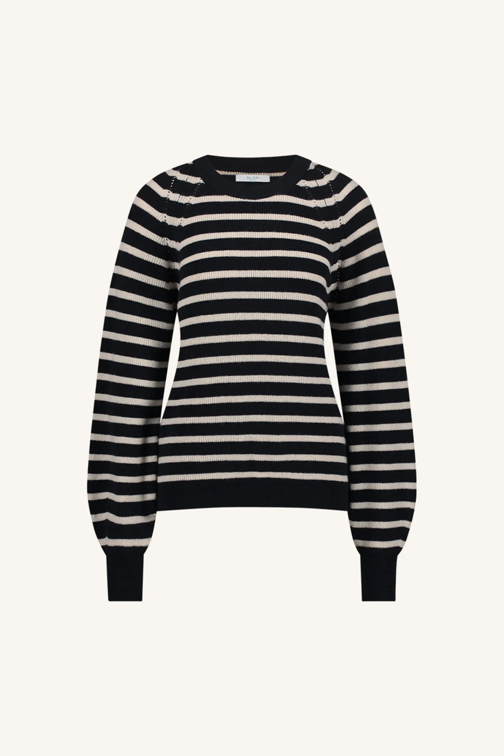 Truien*By bar duccio stripe pullover | midnight