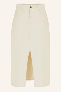 Rokken*By bar elba twill skirt | raw white