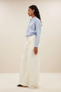 Blouses*By bar elvie stripe chambray blouse | light blue stripe