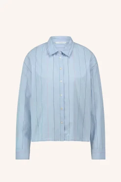 Blouses*By bar elvie stripe chambray blouse | light blue stripe