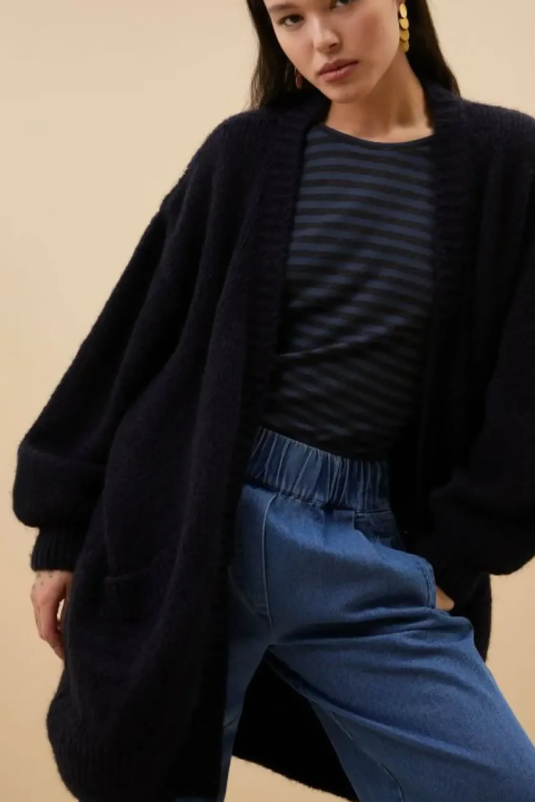 Vesten*By bar estee cardigan | midnight