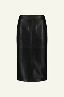 Rokken*By bar frenkie leather skirt | black