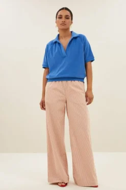 Tops & Shirts*By bar harper slub top | queens blue