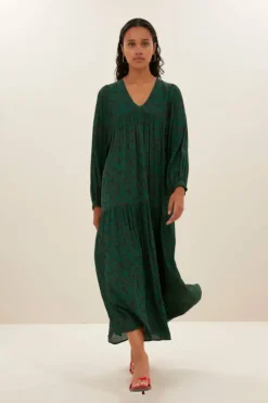 Jurken*By bar hayley spotted dress | spotted print
