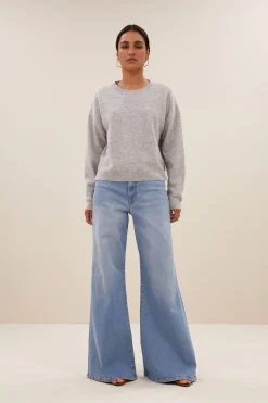 Truien*By bar holly ls pullover | grey melee
