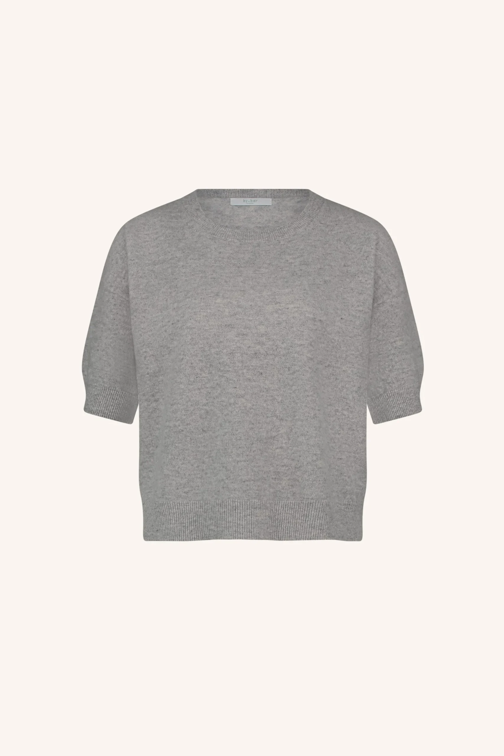 Truien*By bar holly ss pullover | grey melee