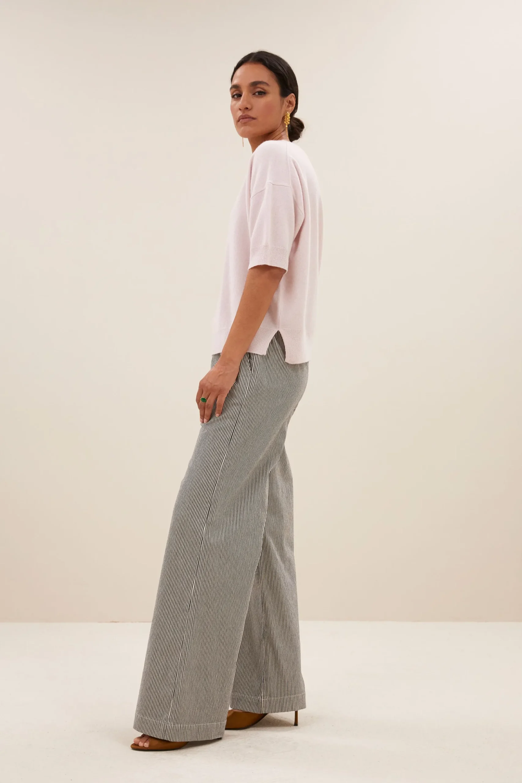 Truien*By bar holly ss pullover | oyster