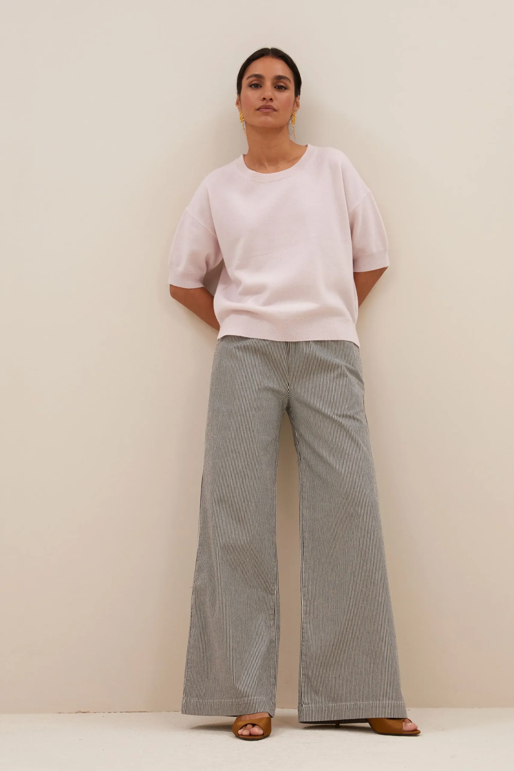 Truien*By bar holly ss pullover | oyster
