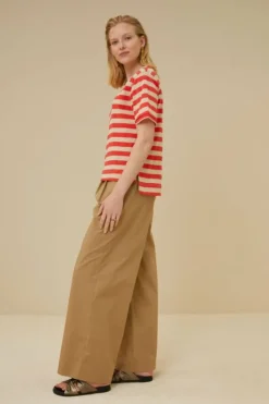Tops & Shirts*By bar hope big stripe top | poppy red